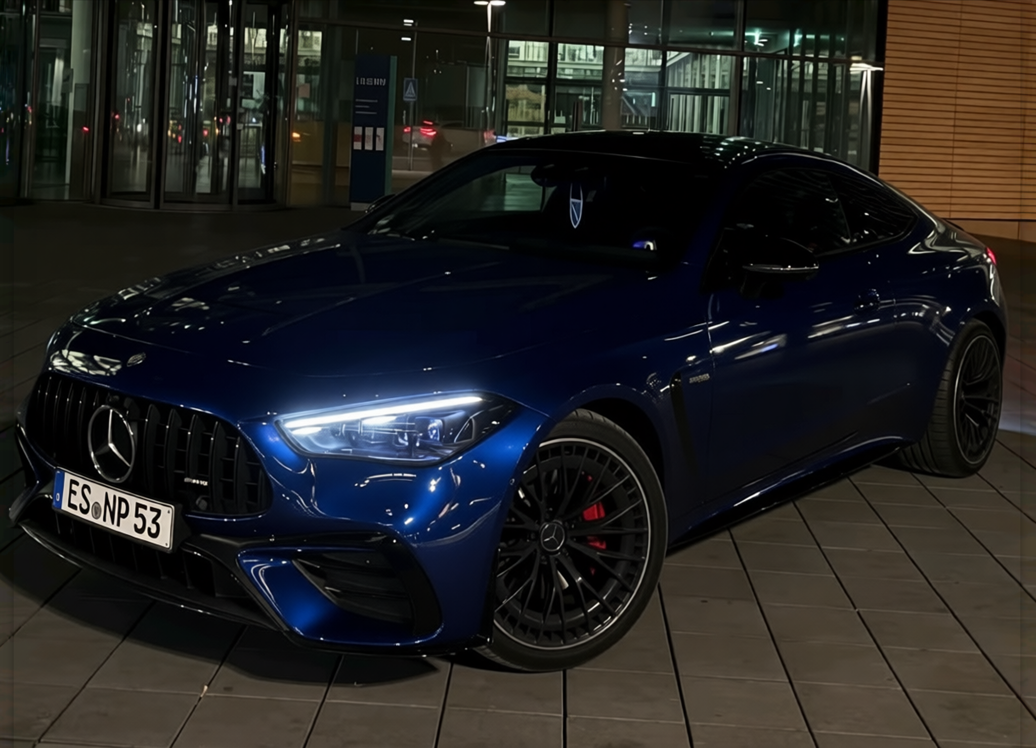 Preview Car 41 rendered in Deep Navy gloss paint