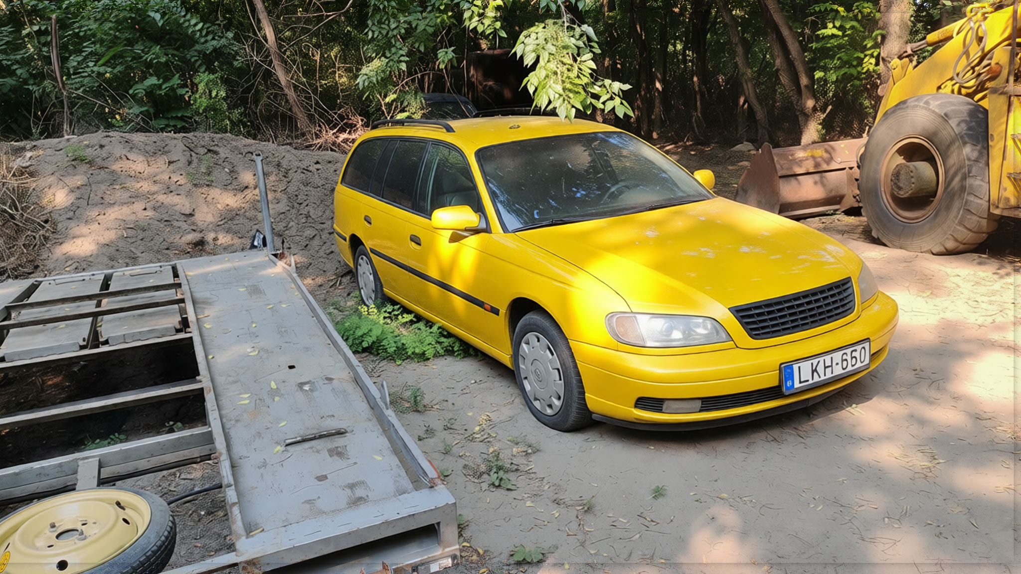 Preview Car 40 rendered in Racing Yellow gloss paint