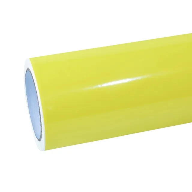 Texture du film covering Ravoony Bmw Gloss Satin Neon Yellow — Specced