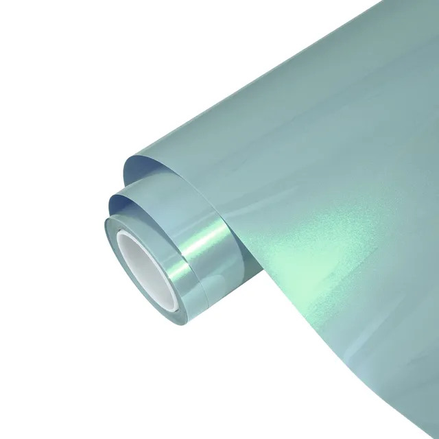 Ravoony Candy Metallic Magic Gray Green vinyl wrap film texture — Specced