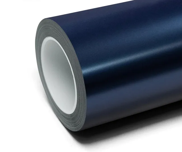 Texture du film covering Inozetek Frozen Satin Metallic Navy — Specced