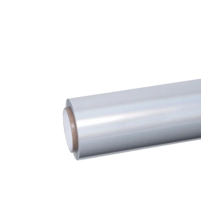 Ravoony Glossy Laser White vinyl wrap film texture — Specced