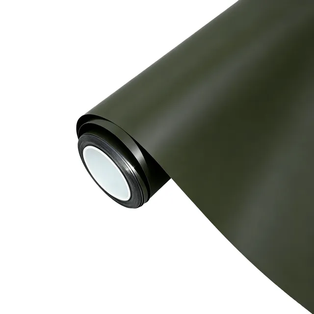 Ravoony Matte Army Green vinyl wrap film texture — Specced