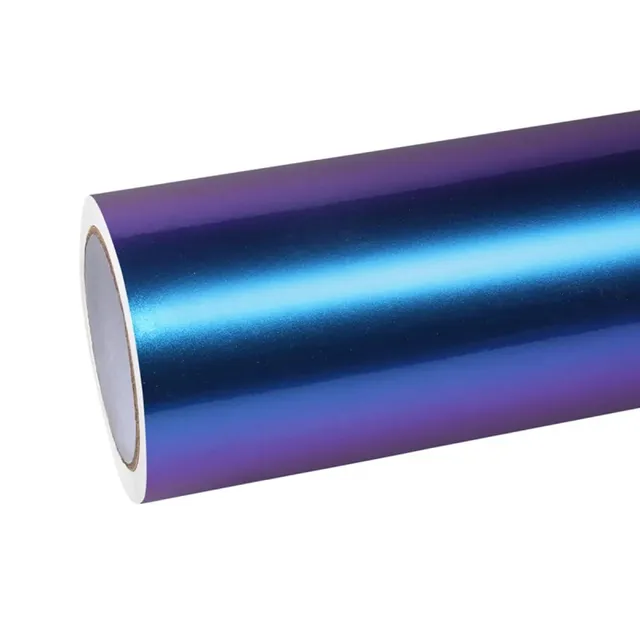 Ravoony Matte Diamond Blue Purple vinyl wrap film texture — Specced