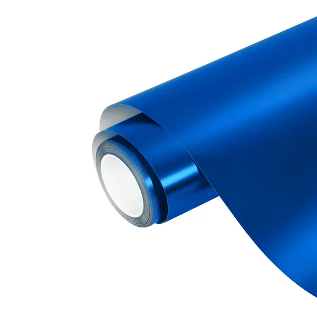 Texture du film covering Ravoony Satin Blue — Specced