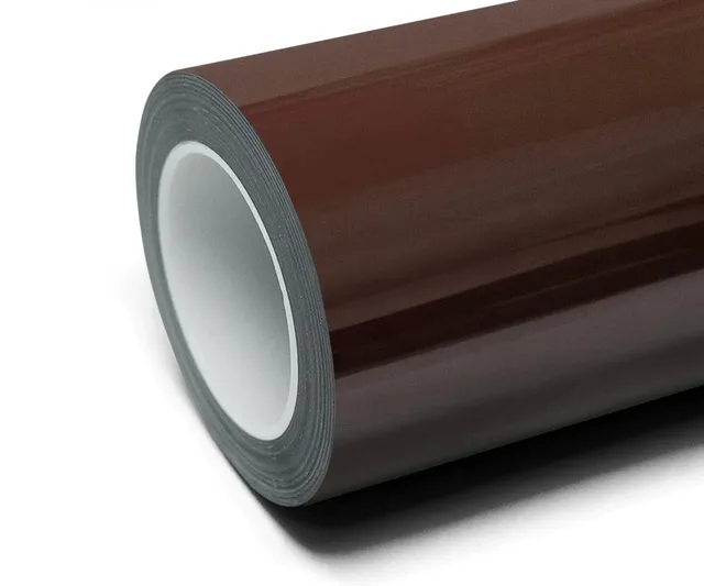 Texture du film covering Inozetek Super Gloss Majestic Brown — Specced