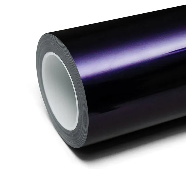 Texture du film covering Inozetek Super Gloss Metallic Midnight Purple — Specced