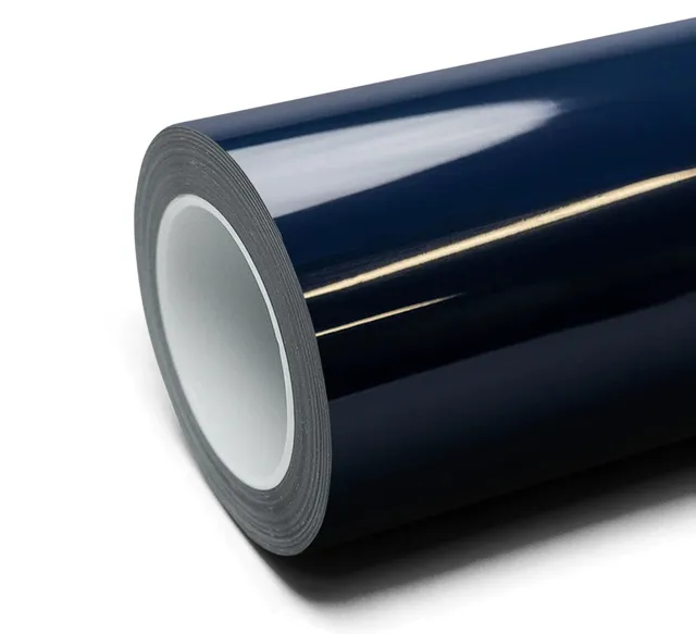 Texture du film covering Inozetek Super Gloss Navy Blue — Specced