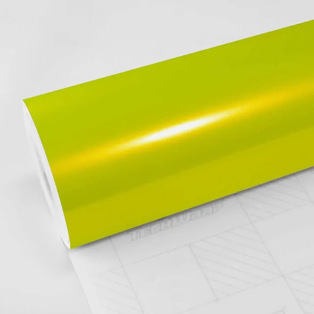 Texture du film covering TeckWrap Acid Lime — Specced