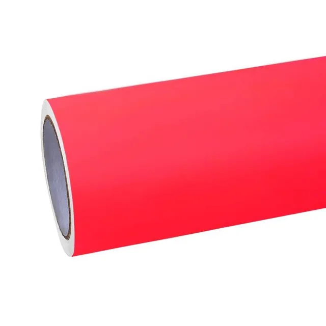 Ravoony Ultimate Flat Fluorescent Pink vinyl wrap film texture — Specced
