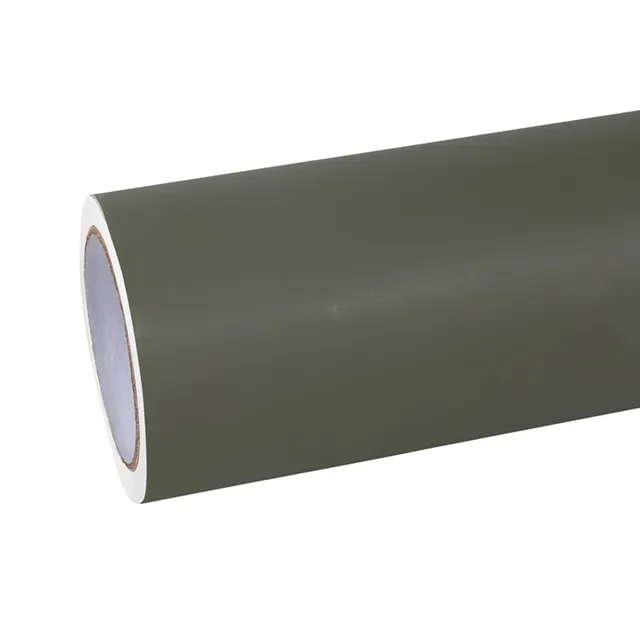 Ravoony Ultimate Flat Khaki Green vinyl wrap film texture — Specced
