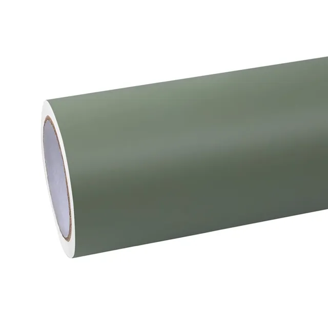 Ravoony Ultimate Flat Light Khaki Green vinyl wrap film texture — Specced