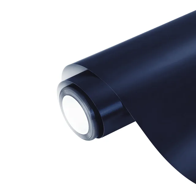 Ravoony Ultra Matte Black Blue vinyl wrap film texture — Specced