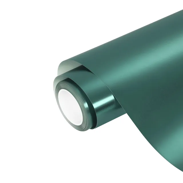 Ravoony Ultra-matte Midnight Green vinyl wrap film texture — Specced
